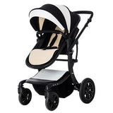 Teknum baby stroller folding baby child four seasons general newborn stroller baby brand leather stroller 2 in 1 baby car