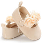 Lovely Floral Baby Newborn Toddler Girl Crib Shoes Pram Soft Sole Prewalker Anti-slip Baby Shoes 0-18M