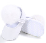 0-18M Toddler Baby Girl Soft Plush Princess Shoes cute pom shoes Infant Prewalker New Born Baby Shoes for girls D15