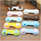1pc Plastic Cabinet Lock Child Safety Baby Protection From Children Safe Locks for Refrigerators Baby Security Drawer Latches