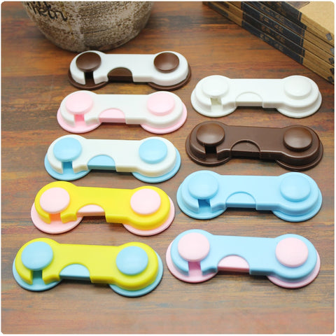 1pc Plastic Cabinet Lock Child Safety Baby Protection From Children Safe Locks for Refrigerators Baby Security Drawer Latches