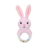 Cute Baby Rattle Toys Rabbit Plush Baby Cartoon Bed Toys for Newborn 0-24 Months Educational Toy Rabbit Bear Hand Bells