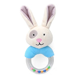 Cute Baby Rattle Toys Rabbit Plush Baby Cartoon Bed Toys for Newborn 0-24 Months Educational Toy Rabbit Bear Hand Bells