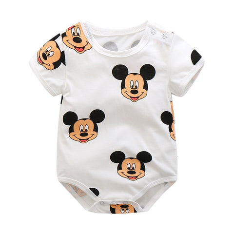2018 Summer Newborn baby rompers cute Cartoon Baby Girl Clothes Baby baby boys clothes cotton kids Clothing Set