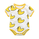2018 Summer Newborn baby rompers cute Cartoon Baby Girl Clothes Baby baby boys clothes cotton kids Clothing Set