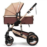 Luxury Baby Stroller 2 in 1 High Landscape Baby Prams For Newborns Travel System Baby Trolley Walker Foldable Baby Car Carriage
