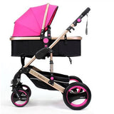 Luxury Baby Stroller 2 in 1 High Landscape Baby Prams For Newborns Travel System Baby Trolley Walker Foldable Baby Car Carriage