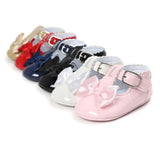 Kids Baby Moccasins Baby Girl Child Shoes PU Leather Princess Crib Shoes Newborn Comfy New Born Girl Shoes First Walker 11-13cm