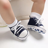 New Canvas Baby Sports Sneakers Shoes Newborn Baby Boys Girls First Walkers Shoes Infant Toddler Soft Sole Anti-slip Baby Shoes