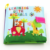0-36 Months Baby Toys Soft Cloth Books  Infant Educational Stroller Rattle Toy Newborn Crib Bed Baby Toys