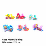 Flamingo Mermaid Party Decoration Rubber Bracelet Baby Shower Hawaii Birthday Party Decorations Kids Wedding Event Party Favors