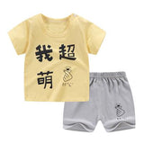 Cartoon Shark New Born Baby Boy Fashion Clothing Outfits Baby Girl Casual Clothing Sets