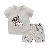 Cartoon Shark New Born Baby Boy Fashion Clothing Outfits Baby Girl Casual Clothing Sets