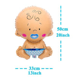 Heronsbill Its a Girl Boy Foil Balloon Baby Shower Decorations Party Supplies Babyshower Gender Reveal Baptism Game Pink blue