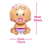 Heronsbill Its a Girl Boy Foil Balloon Baby Shower Decorations Party Supplies Babyshower Gender Reveal Baptism Game Pink blue