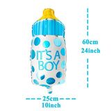 Heronsbill Its a Girl Boy Foil Balloon Baby Shower Decorations Party Supplies Babyshower Gender Reveal Baptism Game Pink blue