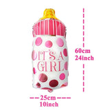 Heronsbill Its a Girl Boy Foil Balloon Baby Shower Decorations Party Supplies Babyshower Gender Reveal Baptism Game Pink blue