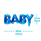 Heronsbill Its a Girl Boy Foil Balloon Baby Shower Decorations Party Supplies Babyshower Gender Reveal Baptism Game Pink blue