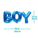 Heronsbill Its a Girl Boy Foil Balloon Baby Shower Decorations Party Supplies Babyshower Gender Reveal Baptism Game Pink blue