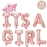 Heronsbill Its a Girl Boy Foil Balloon Baby Shower Decorations Party Supplies Babyshower Gender Reveal Baptism Game Pink blue