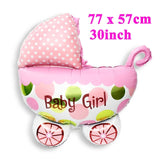 Heronsbill Its a Girl Boy Foil Balloon Baby Shower Decorations Party Supplies Babyshower Gender Reveal Baptism Game Pink blue