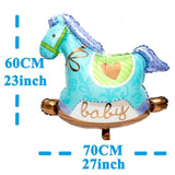 Heronsbill Its a Girl Boy Foil Balloon Baby Shower Decorations Party Supplies Babyshower Gender Reveal Baptism Game Pink blue