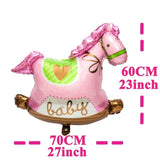 Heronsbill Its a Girl Boy Foil Balloon Baby Shower Decorations Party Supplies Babyshower Gender Reveal Baptism Game Pink blue