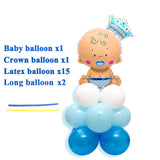 Heronsbill Its a Girl Boy Foil Balloon Baby Shower Decorations Party Supplies Babyshower Gender Reveal Baptism Game Pink blue