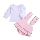 3PCS Toddler Kids Baby Girl Clothes Set Denim Tops T-shirt +Tutu Skirt Headband Outfits Summer Cowboy Suit Children Set