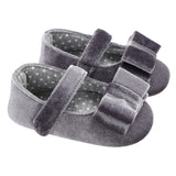 Newborn Baby Girl Flower Sneakers Toddler Cotton Bow Casual Shoes Infant Little Girls Princess Sequin Stars Leather Shoes 0-18Ms