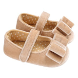 Newborn Baby Girl Flower Sneakers Toddler Cotton Bow Casual Shoes Infant Little Girls Princess Sequin Stars Leather Shoes 0-18Ms