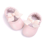 Newborn Baby Girl Flower Sneakers Toddler Cotton Bow Casual Shoes Infant Little Girls Princess Sequin Stars Leather Shoes 0-18Ms