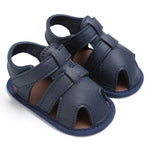 Baby Boy Shoes Newborn Footwear  Summer Toddler First Walker PU Leather Infant Prewalker
