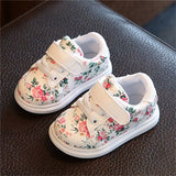 DIMI 2019 Cute Flower Baby Girls Shoes Comfortable Leather Kids Sneakers For Girl Toddler Newborn Shoes Soft Bottom First Walker