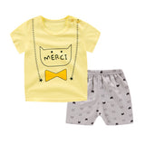 Cartoon Shark New Born Baby Boy Fashion Clothing Outfits Baby Girl Casual Clothing Sets