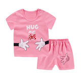 Cartoon Shark New Born Baby Boy Fashion Clothing Outfits Baby Girl Casual Clothing Sets