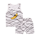 Cartoon Shark New Born Baby Boy Fashion Clothing Outfits Baby Girl Casual Clothing Sets