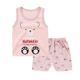 Cartoon Shark New Born Baby Boy Fashion Clothing Outfits Baby Girl Casual Clothing Sets