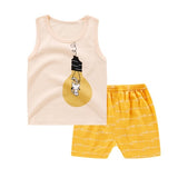 Cartoon Shark New Born Baby Boy Fashion Clothing Outfits Baby Girl Casual Clothing Sets