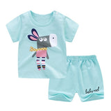 Cartoon Shark New Born Baby Boy Fashion Clothing Outfits Baby Girl Casual Clothing Sets