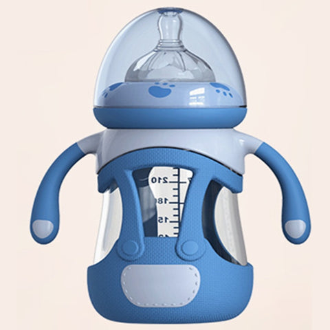 YOOAP 240ML Glass Silicone Fully Automatic Baby Bottle Feeding and Care  Baby Feeding Bottle  Newborn Baby Bottles
