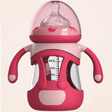 YOOAP 240ML Glass Silicone Fully Automatic Baby Bottle Feeding and Care  Baby Feeding Bottle  Newborn Baby Bottles