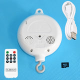 35 Songs Rotary Baby Mobile Crib Bed Bell Toy Battery operated Music Box Newborn Bell Crib Electric Baby Toy 0-12 Months
