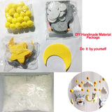 Baby Crib Holder Rattles Bracket Set Clockwork Music Box DIY Bed Bell Material Package Toy Pregnant Mom Handmade Toys For Baby