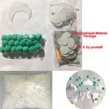 Baby Crib Holder Rattles Bracket Set Clockwork Music Box DIY Bed Bell Material Package Toy Pregnant Mom Handmade Toys For Baby