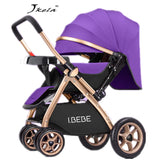 2019Multifunctional 3 in 1  Luxury Baby Stroller Folding Light carrying belt Suit for Lying Seat hot mom stroller baby car