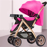 2019Multifunctional 3 in 1  Luxury Baby Stroller Folding Light carrying belt Suit for Lying Seat hot mom stroller baby car