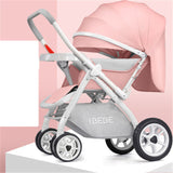 2019Multifunctional 3 in 1  Luxury Baby Stroller Folding Light carrying belt Suit for Lying Seat hot mom stroller baby car