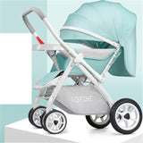 2019Multifunctional 3 in 1  Luxury Baby Stroller Folding Light carrying belt Suit for Lying Seat hot mom stroller baby car