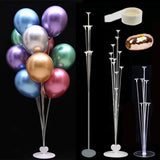 Wedding Decoration Balloon Glue Dot Arch Baby Shower Balloons Stand Holder Chain Birthday Party Decorations Globos Ballon Stick
